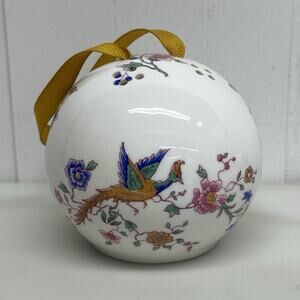 Hammersley Bone China Pomander Ball Diffuser Potpourri Birds & Flowers England